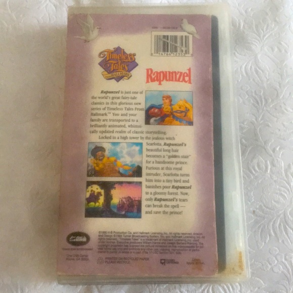 🔥2/$20🔥VTG 1990 RAPUNZEL TIMELESS TALES from Hallmark VHS#1235 Video Tape - Picture 3 of 10